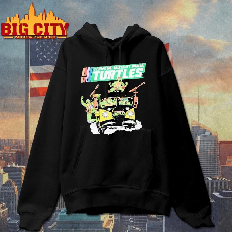 Nage Mutant Ninja Turtles Party Van Graphic Shirt