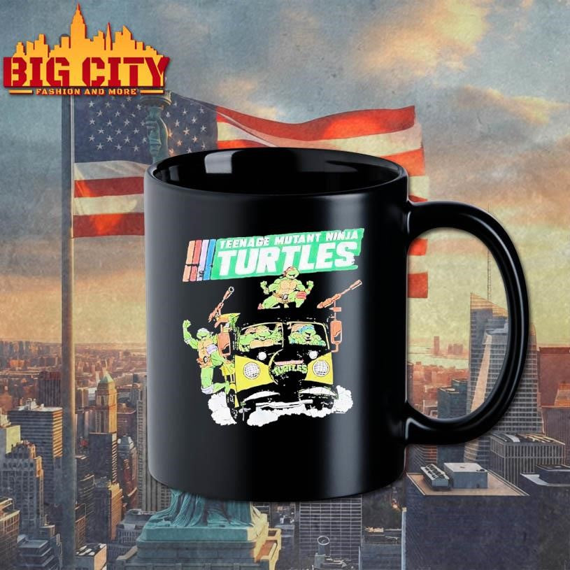 Nage Mutant Ninja Turtles Party Van Graphic Shirt