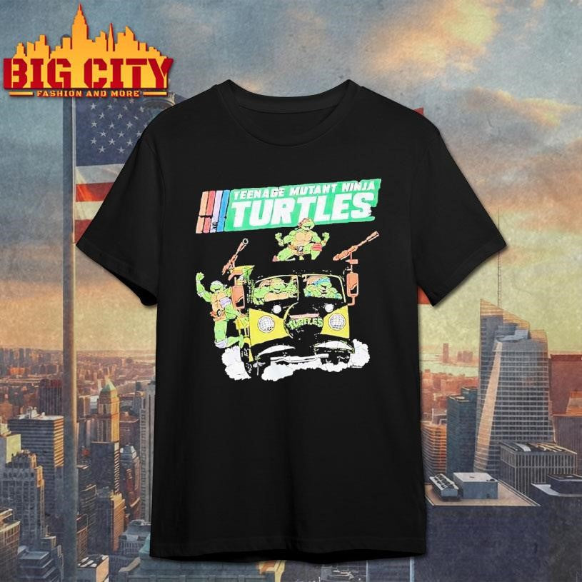 Nage Mutant Ninja Turtles Party Van Graphic Shirt