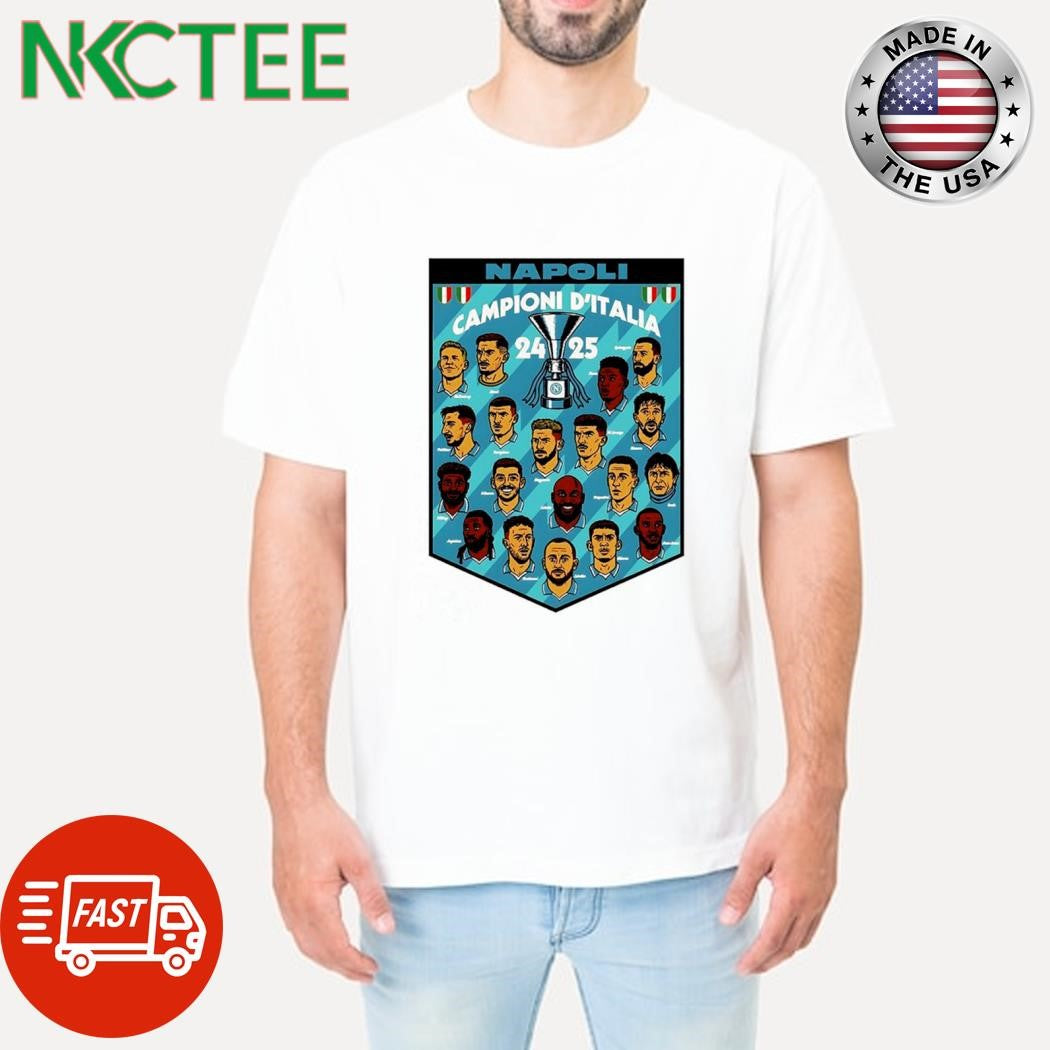 Napoli Campioni D-Italia 24-25 players soccer shirt