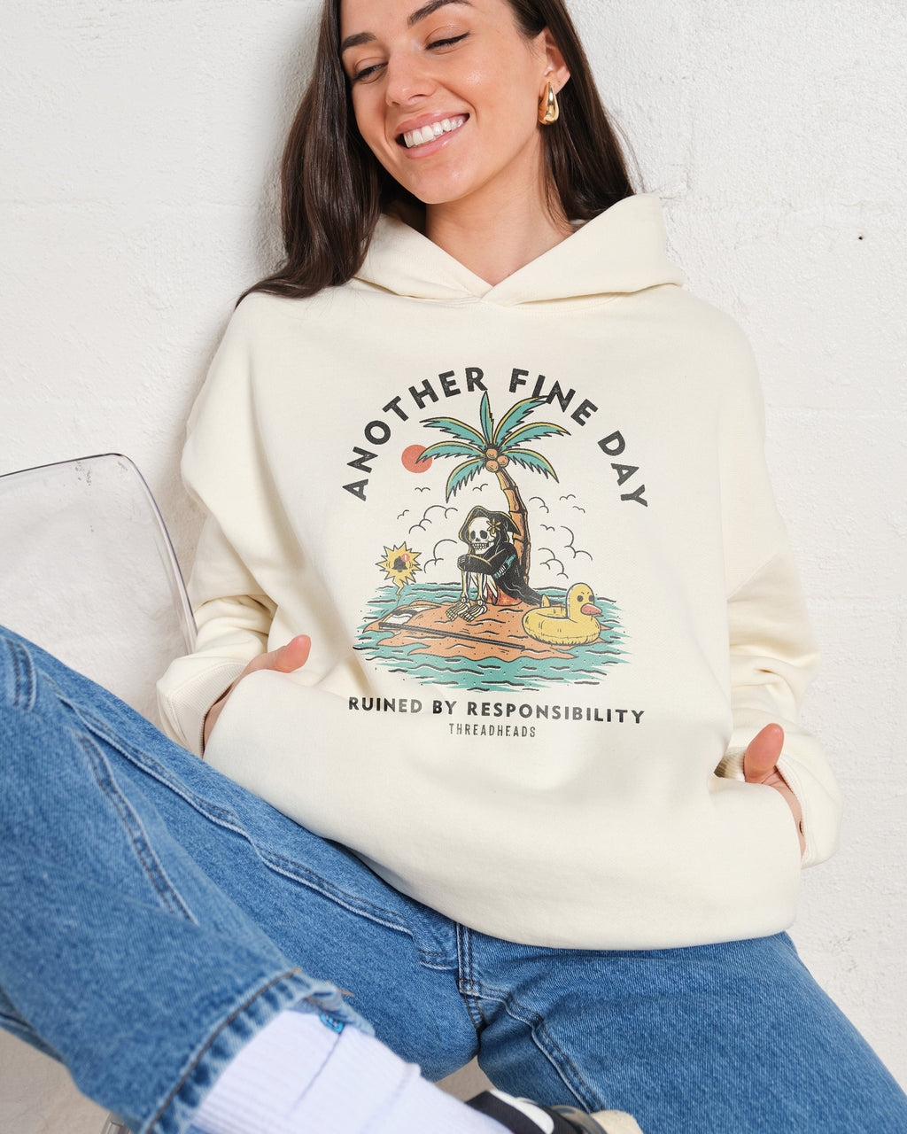 Another Fine Day Ruined by Responsibility Hoodie