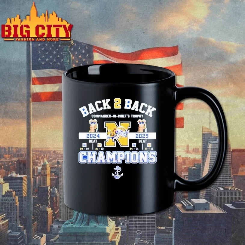 Navy Midshipmen Back To Back Champions Commander In Chief’s Trophy shirt