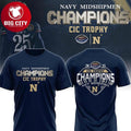 Navy Midshipmen Champions CIC Trophy 2025 Navy-Army Game Two Sided Shirt