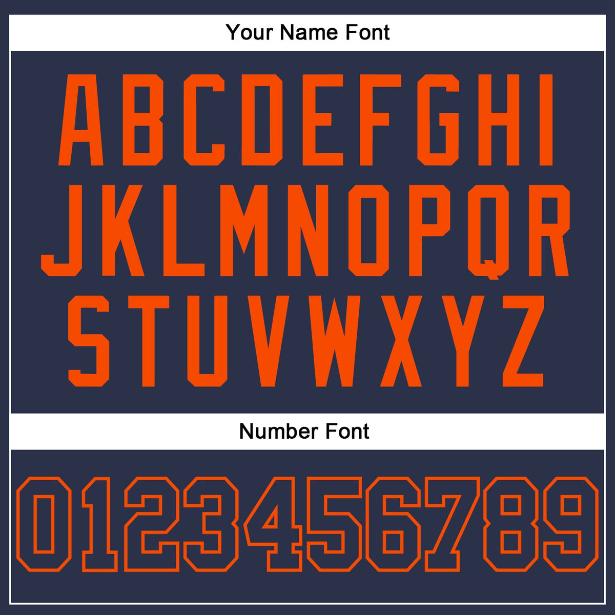 Custom Navy Navy-Orange Authentic Baseball Jersey