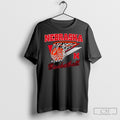 Nebraska Basketball Athletic Distressed Logo Graphic Shirt Tee