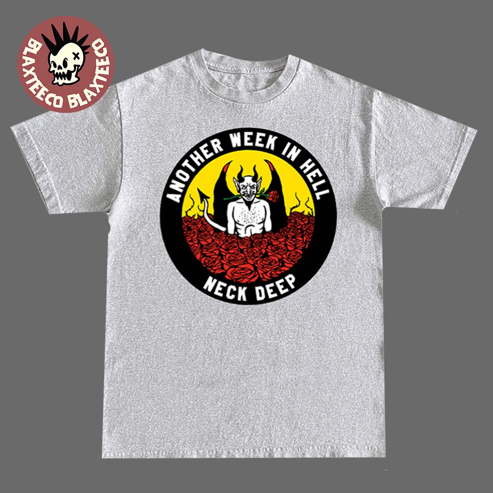 Neck Deep LNOTGY 10 Year Merch Collection Another Week In Hell T-Shirt