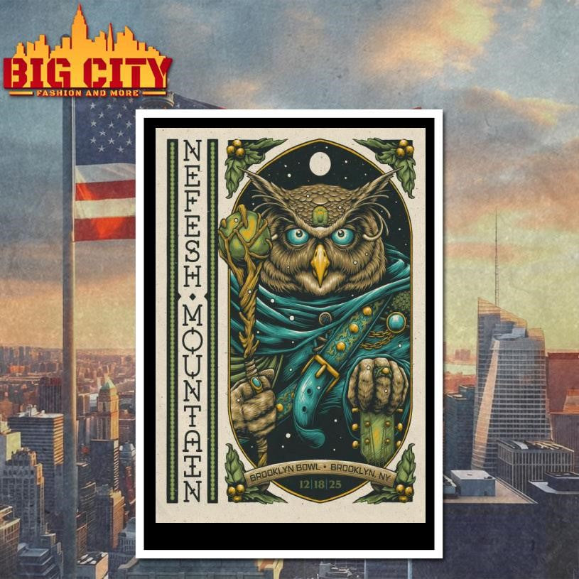 Nefesh Mountain 12.18.2025 Brooklyn NY Poster Shirt