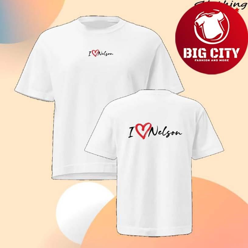 Nelson Neumann I Heart Nelson Heavyweight Two Sided Shirt
