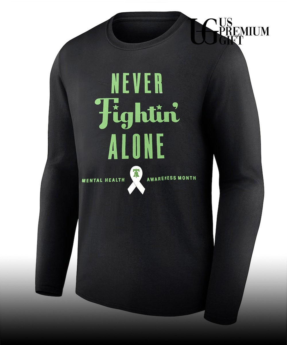 Never Fightin’ Alone Mental Health Awareness Month Philadelphia Phillies Strike Out the Stigma 2026 shirt