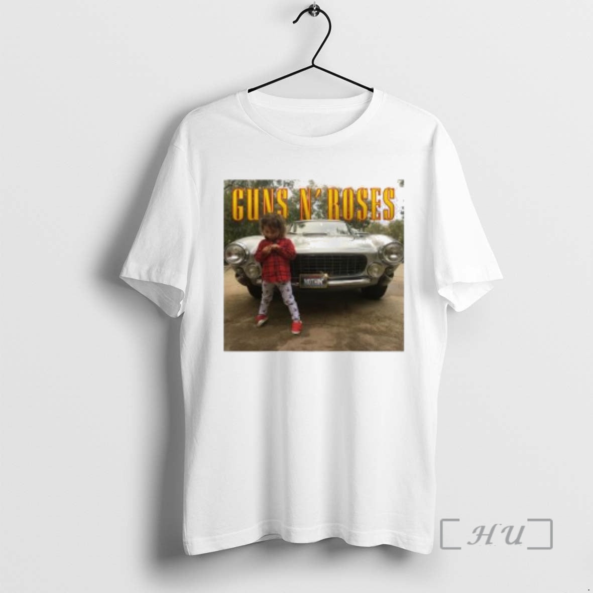 New Gun N Roses Merch Tee The Nothin And Atlas Album Collection 2025 Circle White