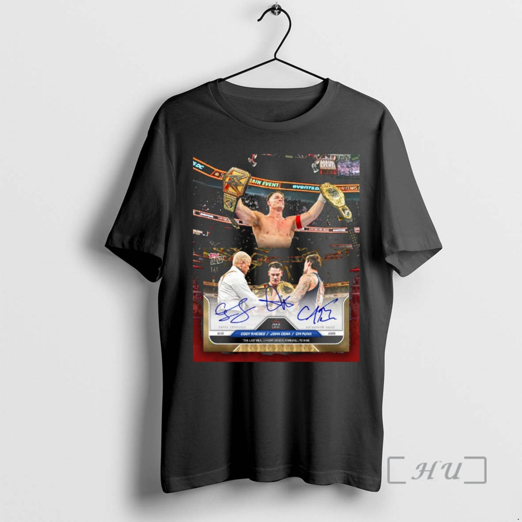 New John Cena Cody Rhodes And Cm Punk The Last Real Champion Bids Farewell To