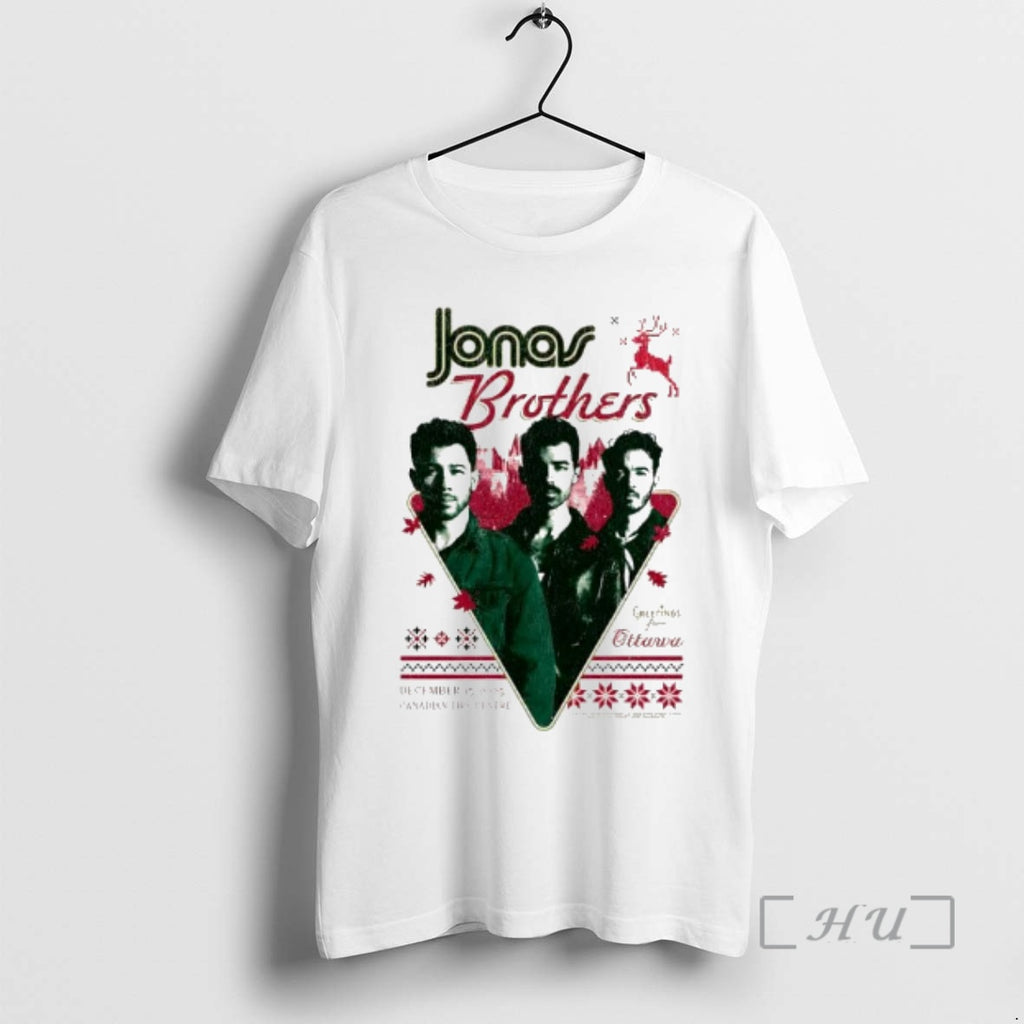 New Jonas Brothers Greetings From Ottarva December 15th 2025 Canadian Tire Centre Premium T Shirts
