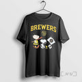 New Milwaukee Brewers X Peanuts Flag 2 Sided