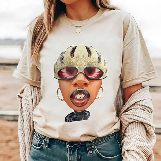 New Missy Elliott Tour 2024, Unisex Shirt, Music Tour Shirt 2024, Missy Elliott Clothing, Cotton Crewneck Tee, Full Sizes, Full Colors, Unisex T-shirt for Men and Women, Classic Menswear, Womenswear Top Collar