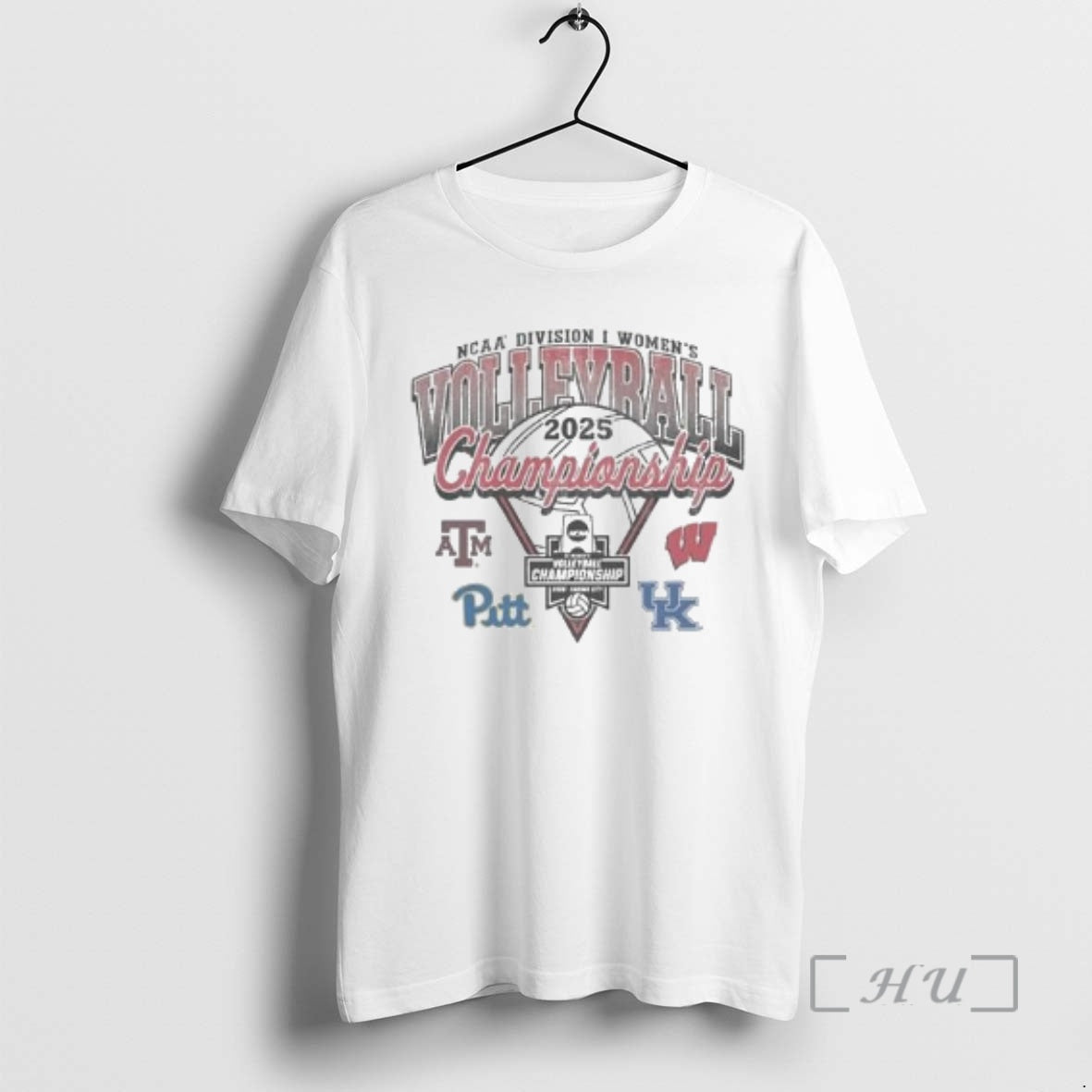New Ncaa Division I Womens Volleyball 2025 Championship Final Four Circle White Premium T Shirts