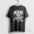 New Retro Miami Redhawks Basketball Graphic