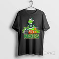 New The Grinch And Max Green Bay Packers Christmas Helmet Items Premium T Shirts Sweater