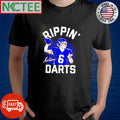 New York Giants Jaxson Dart Rippin’ Darts Signature throwing ball shirt