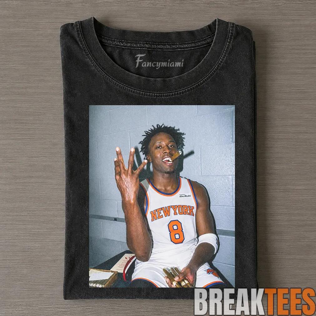 New York Knick 2026 NBA Finals OG Anunoby Smoke Shirt