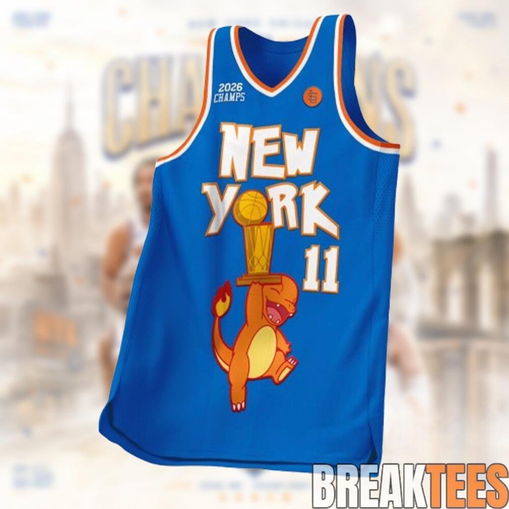 New York Knicks 2026 Champions Charizard Basketball Jersey