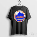 New York Mets Cursed Skyline Long Sleve T Shirts