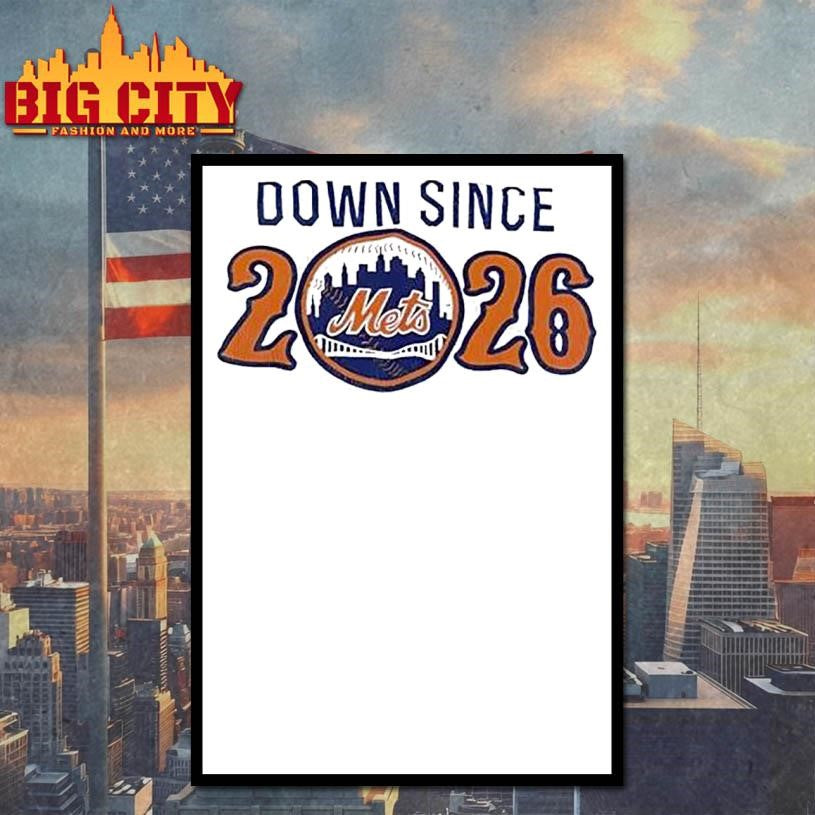 New York Mets Down Since 2026 Shirt
