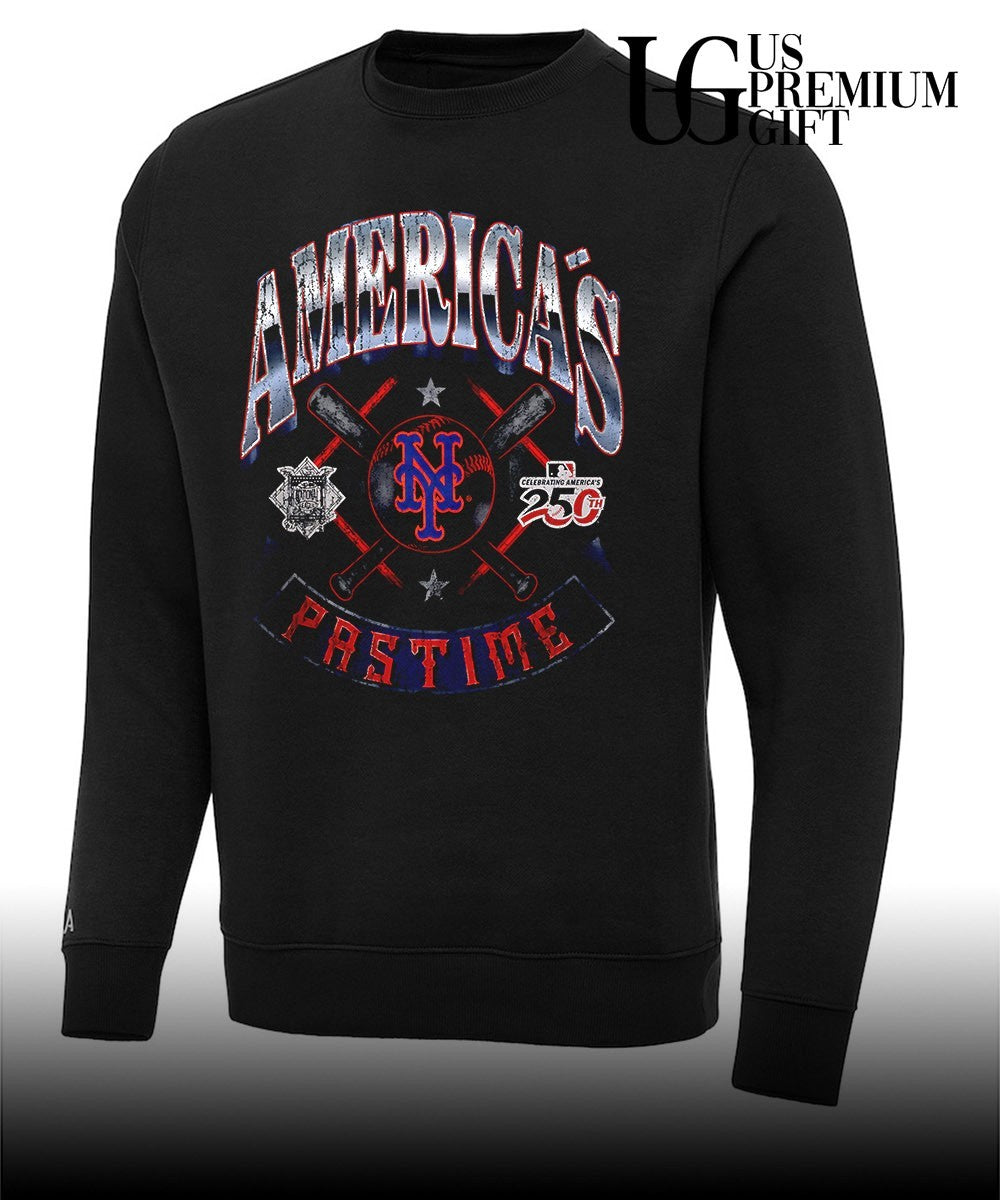 New York Mets baseball Americana 250th Pastime celebrating logo shirt