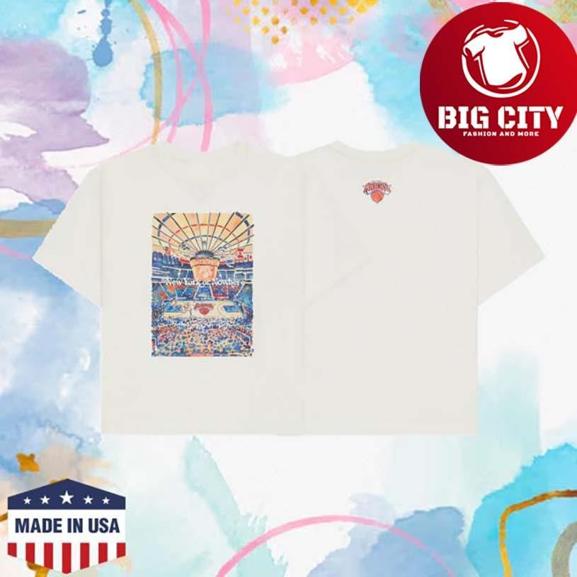 New York Or Nowhere Knicks Garden Color Two Sided Shirt