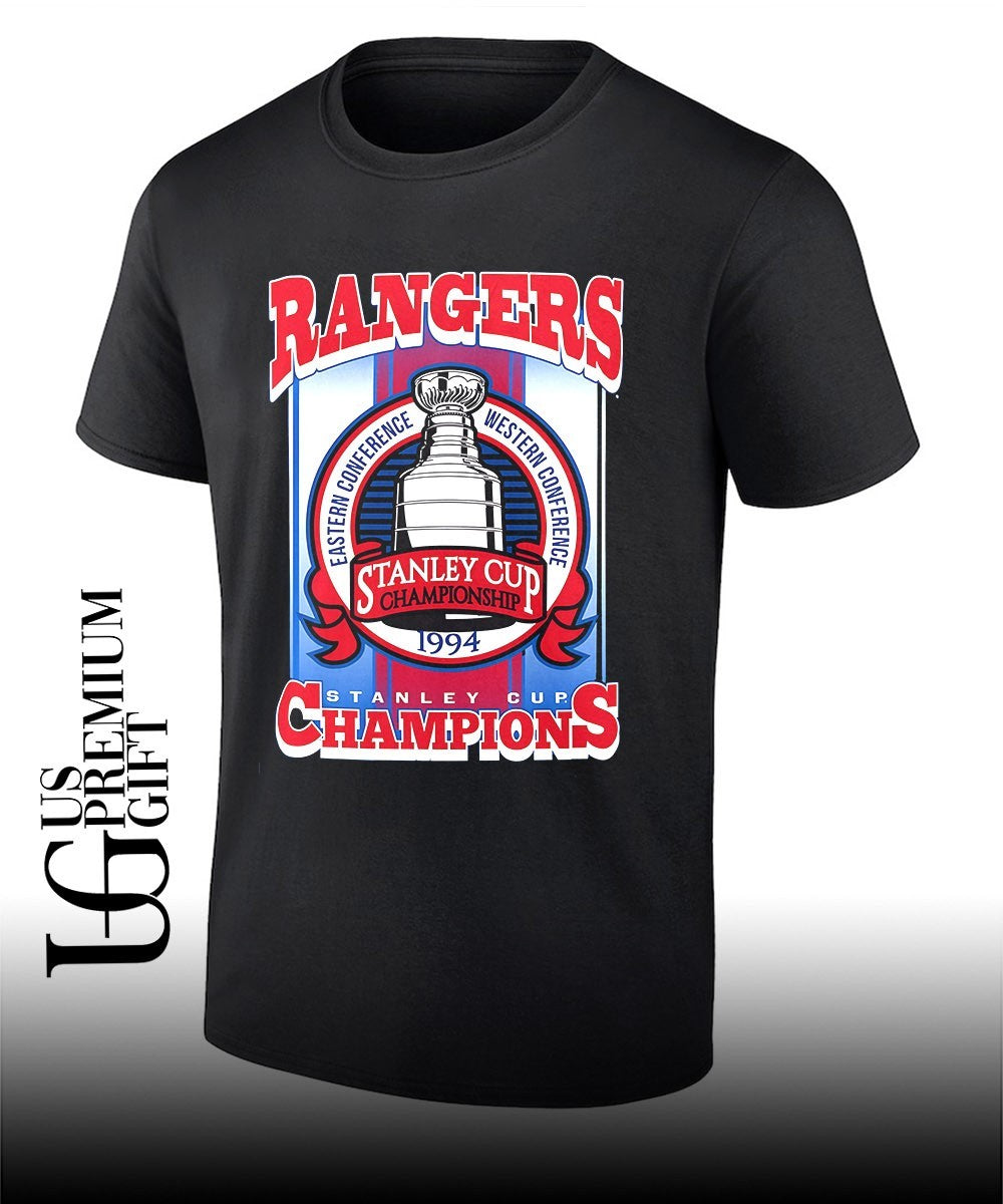 New York Rangers NHL Stanley Cup Champions 1994 trophy graphic shirt