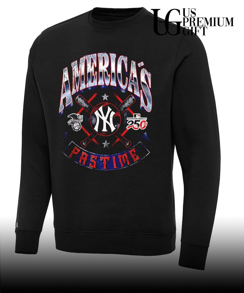 New York Yankees baseball Americana 250th Pastime celebrating logo shirt
