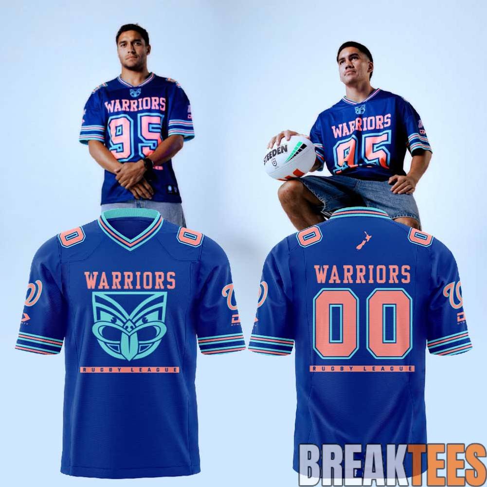 New Zealand Warriors Magic Round Football Jersey