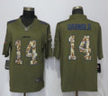 New York Jets #14 Sam Darnold Green Salute To Service Limited Jersey