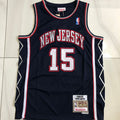 New York Nets #15 Vince Cater 2006-07 Authentic jersey navy Style 2
