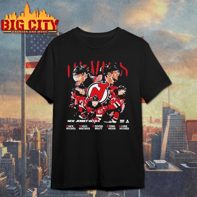 Nhl New Jersey Devils 5 Stars Shirt
