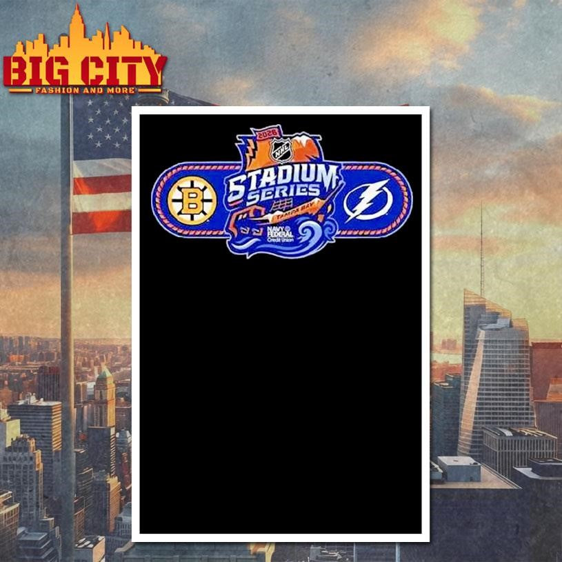 Nhl Stadium Series 2026 At Tampa Bay Matchup Boston Bruins Versus Tampa Bay Lightning Shirt