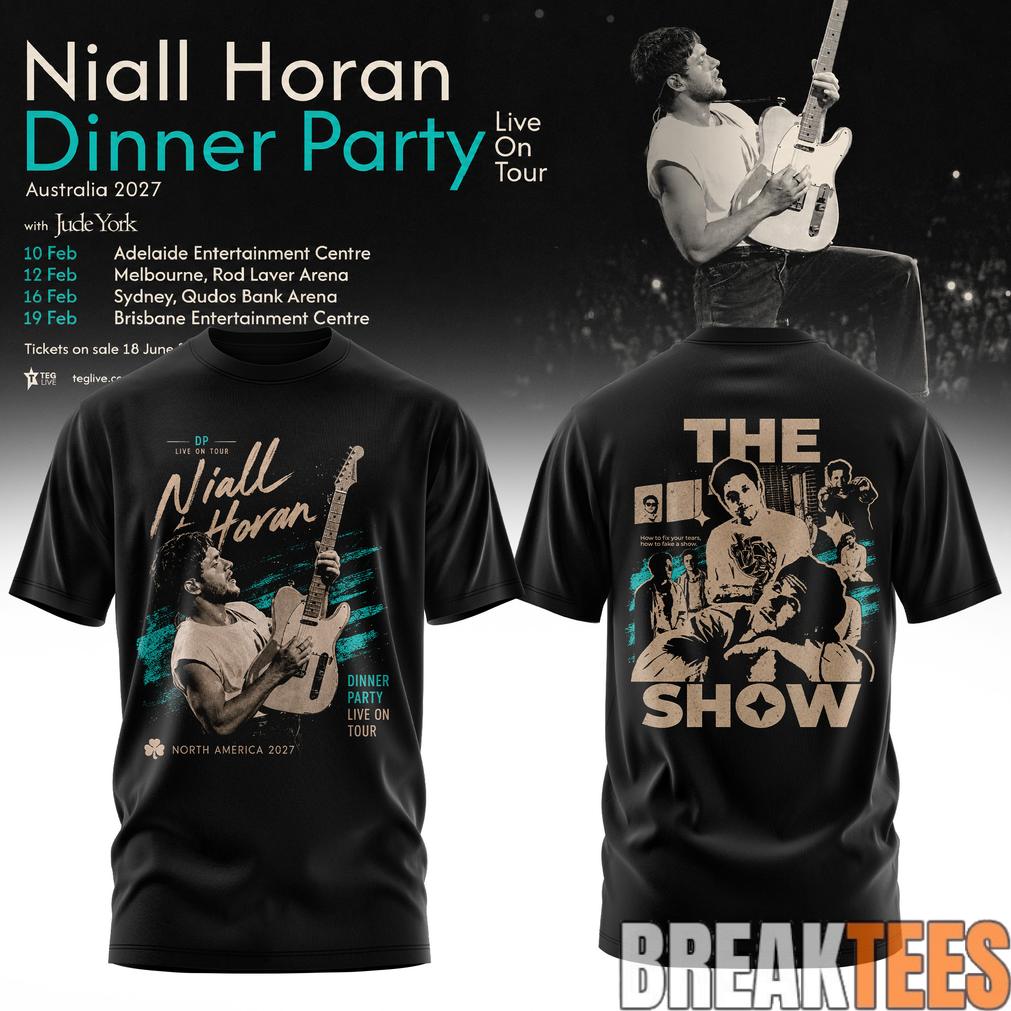 Niall Horan Dinner Party Live On Tour Australia T-Shirt