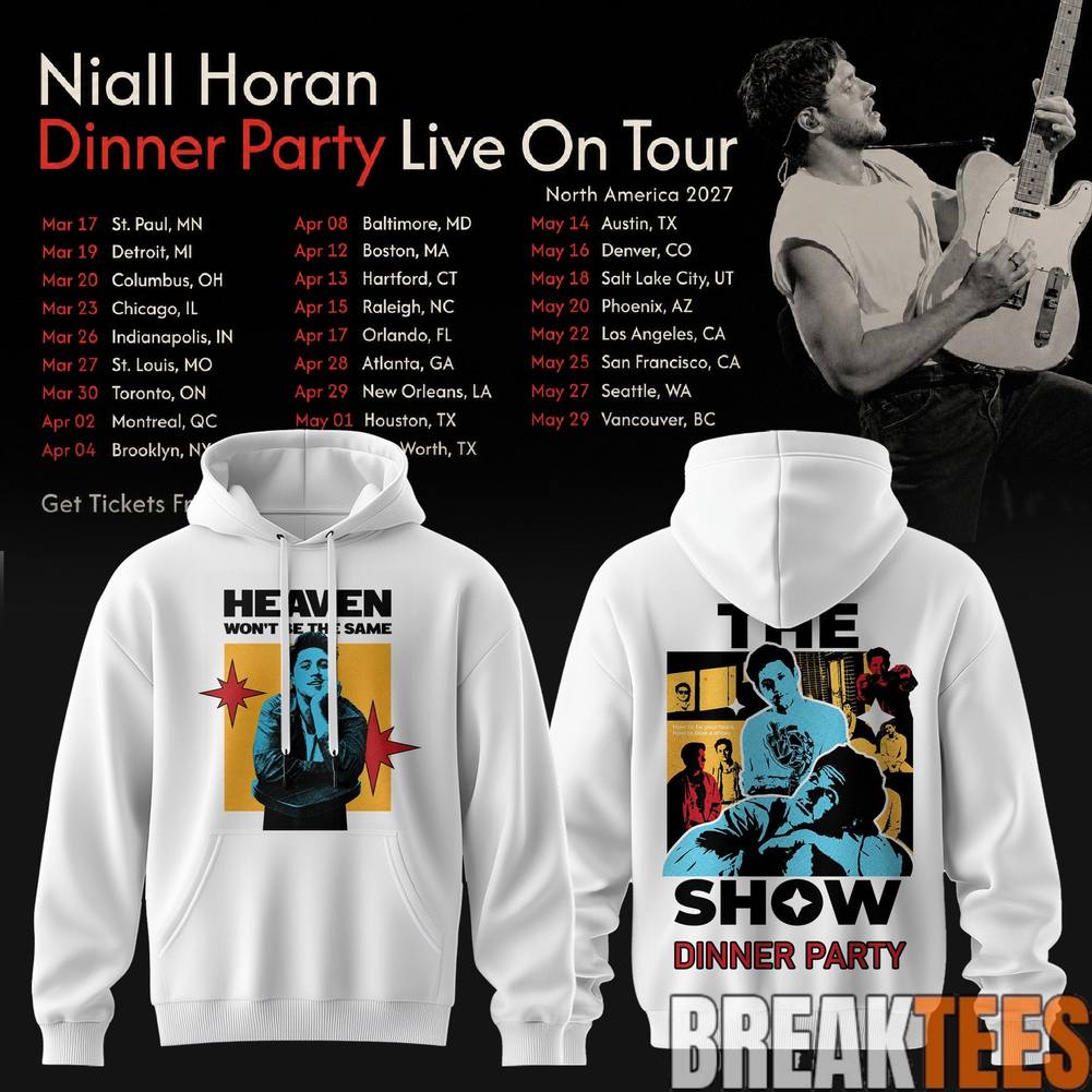 Niall Horan Dinner Party Live on Tour Hoodie