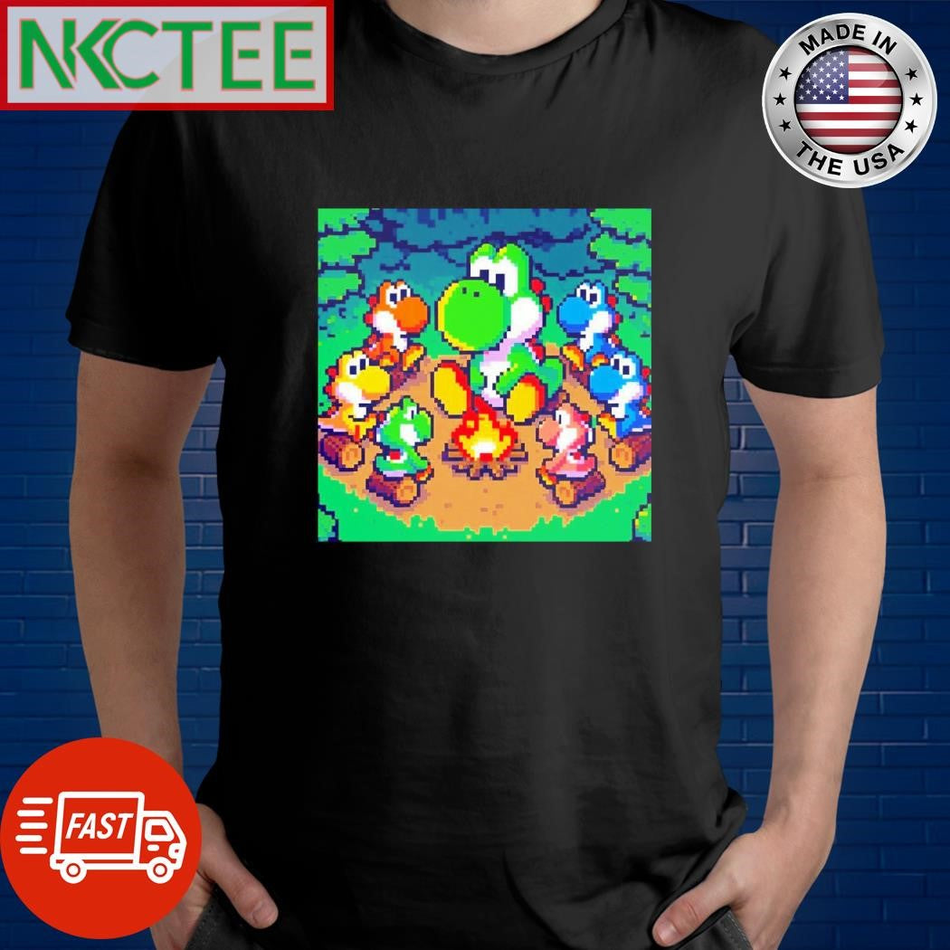 Nice 880 Yoshi ideas in 2025 camping pixel shirt