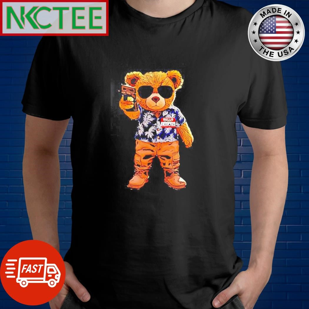Nice Creasy Bear sunglasses gun shirt