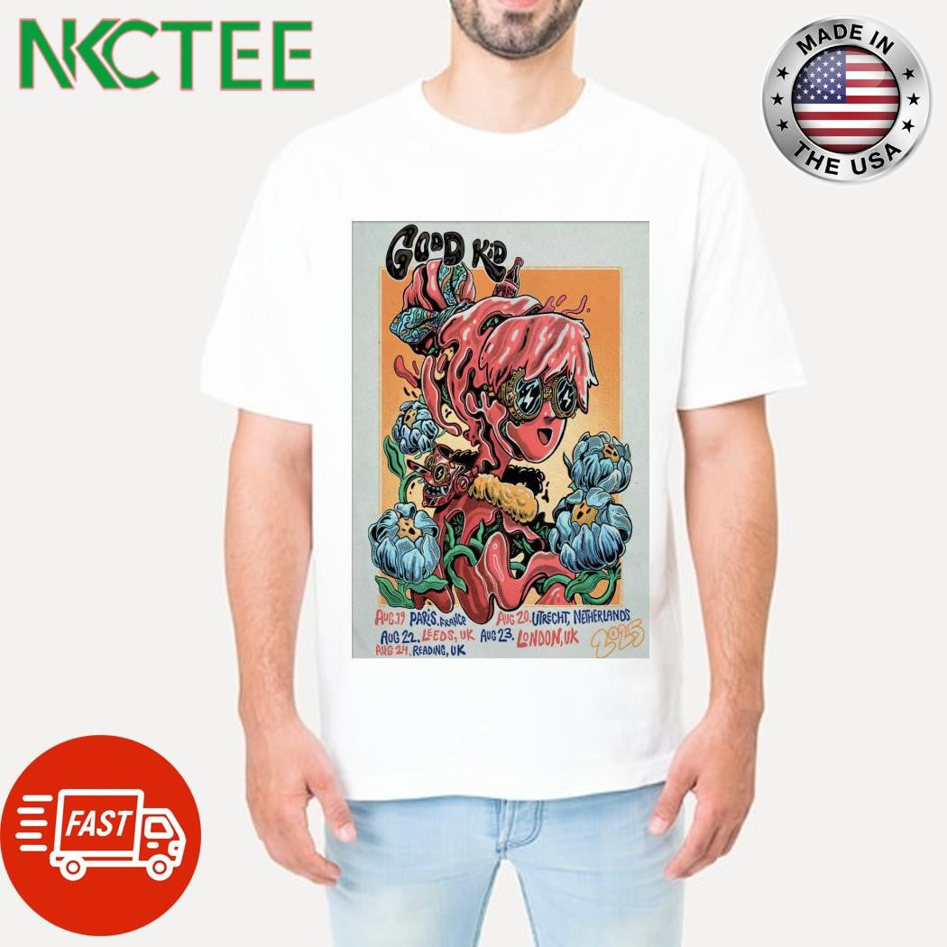 Nice Good Kid Leeds, Uk Aug 22 2025 Event Poster Shirt