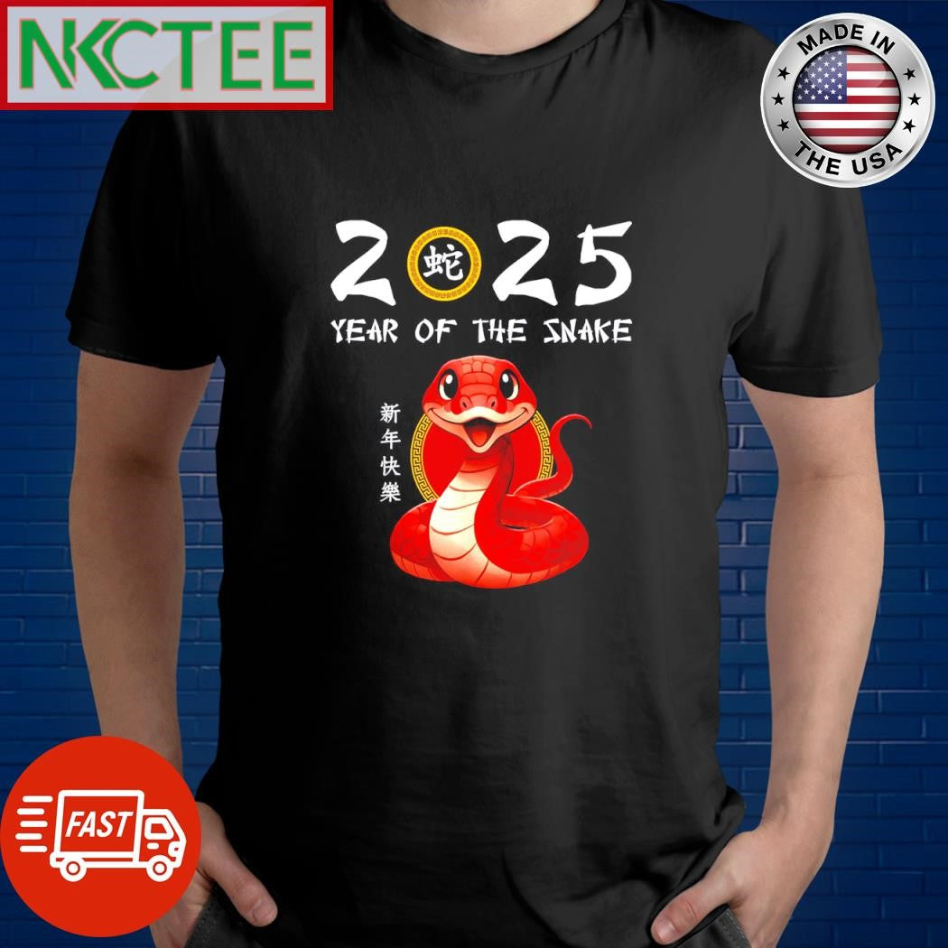 Nice Happy Lunar New Year Year Of the snake 2025 shirt