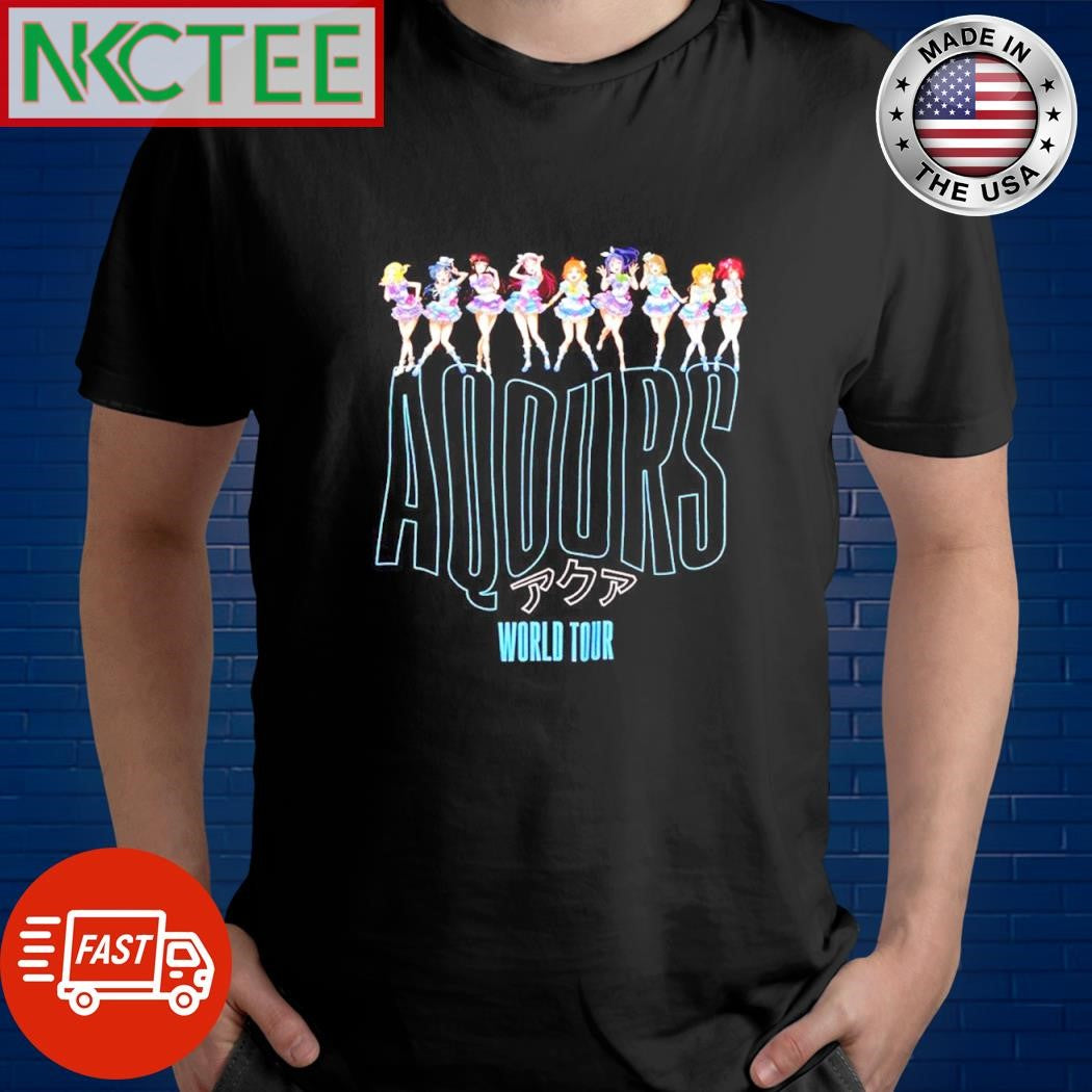 Nice Love Live! Sunshine!! Aqours World Tour shirt