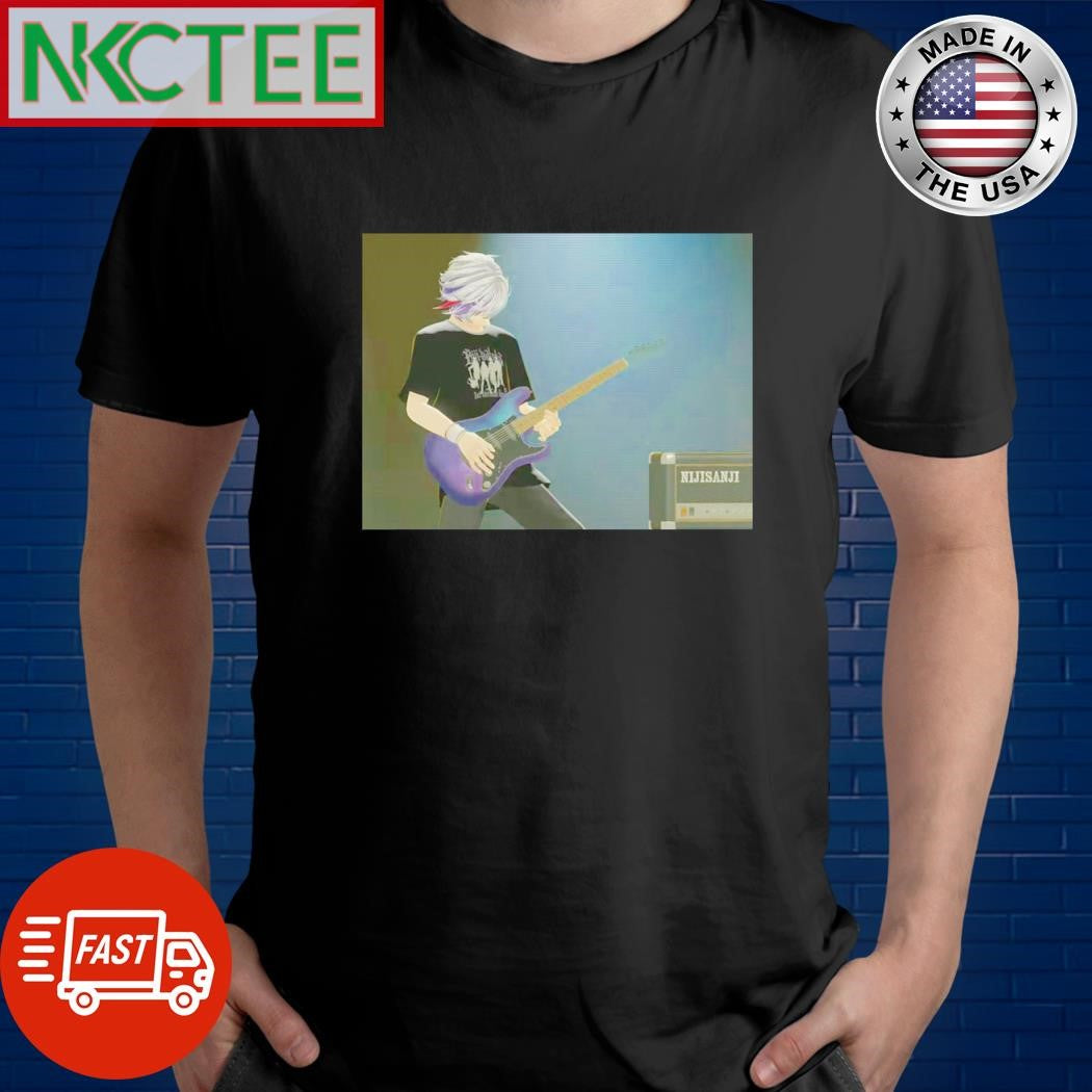 Nice Nijisanji play guitar shirt