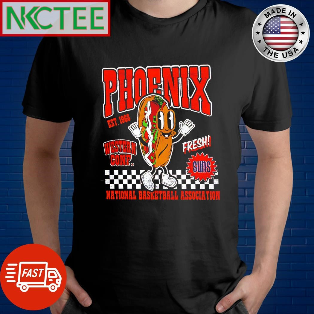 Nice Phoenix est 1968 Western Conf Fresh Suns National Basketball Association shirt