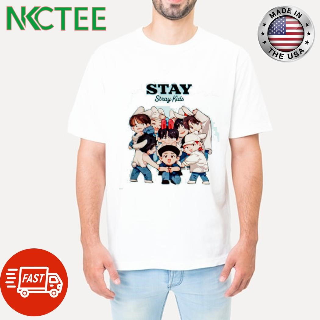 Nice STAY Stray Kids cartoon shirt
