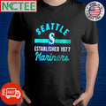 Nice Seattle established 1977 Mariners shirt