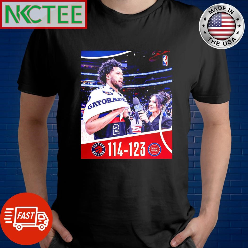 Nice Toronto Raptors 114 123 Dtroit Pistons shirt