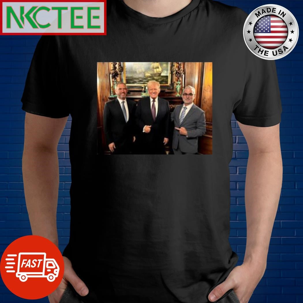 Nice Trump With Ripple Ceo 2025 Shirt