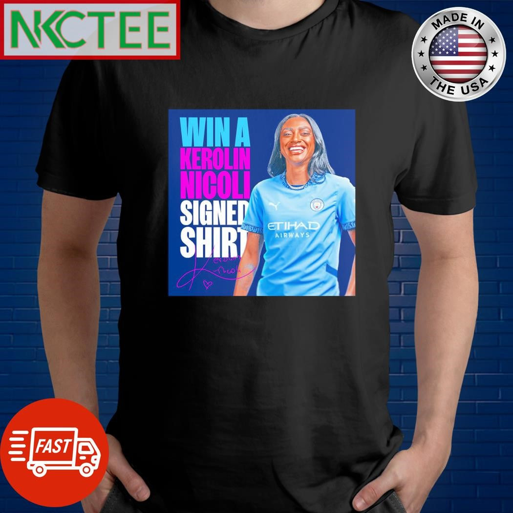 Nice Win a Kerolin Nicoli signed shirt