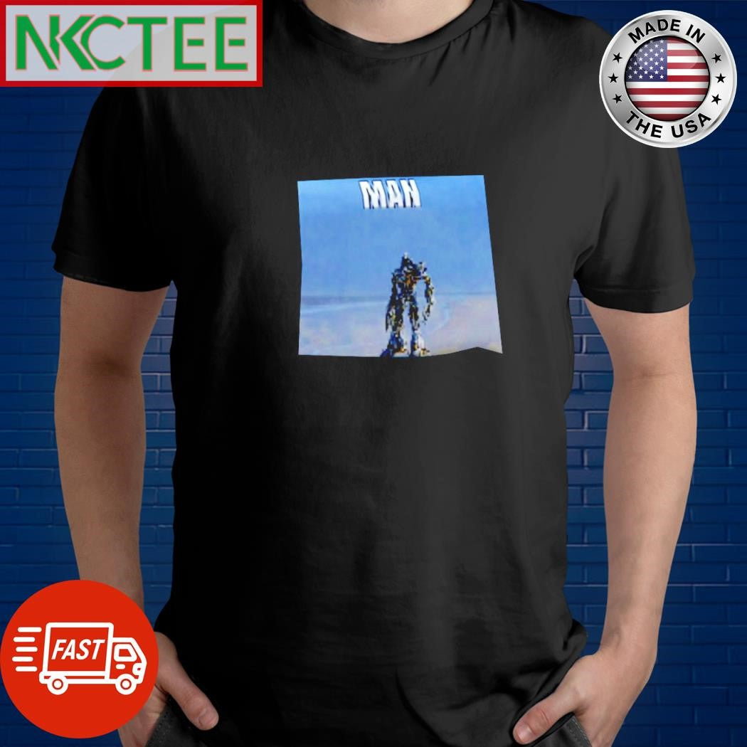 Nice optimus on MAN beach shirt